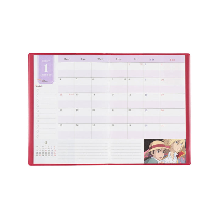 Howl's Moving Castle 2027 B6 planner full product detail