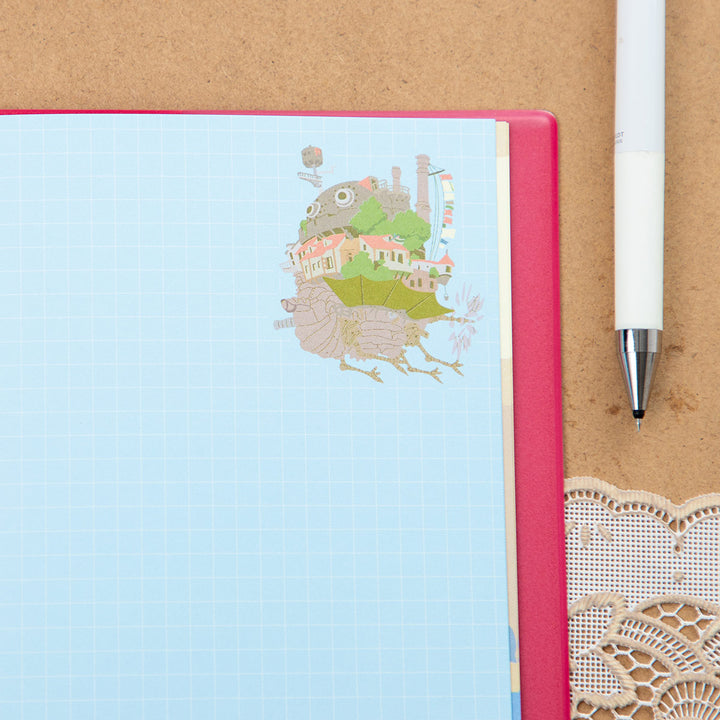 Howl's Moving Castle 2027 B6 planner interior page sample