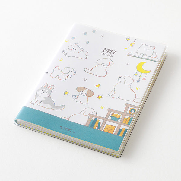MIDORI 2027 Dog Planner monthly block page