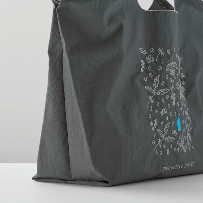 Blue Bottle Coffee Ball&Chain Embroidered Eco Bag Detail