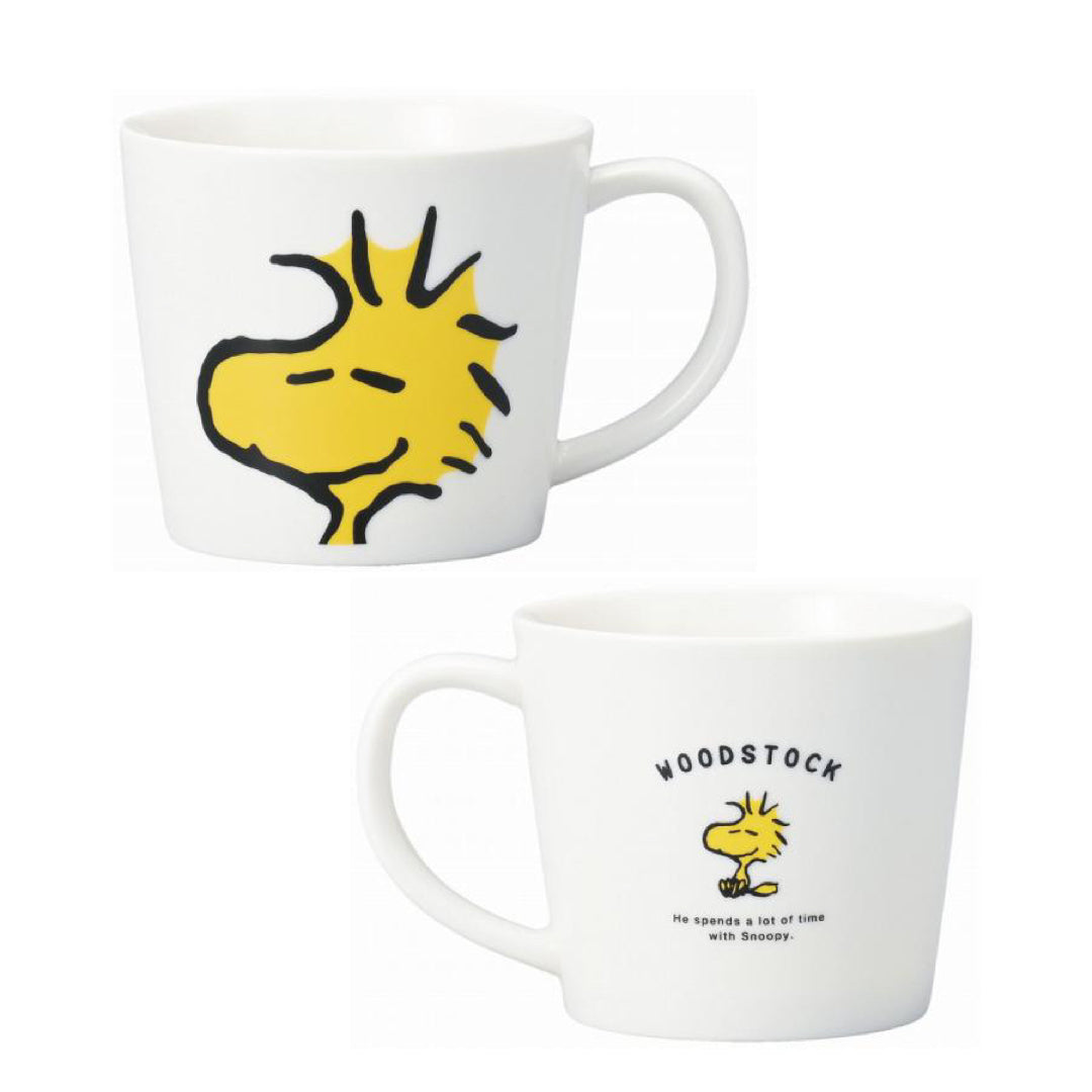 Snoopy and Woodstock Smiley Face Mug Set Umeko Zakka