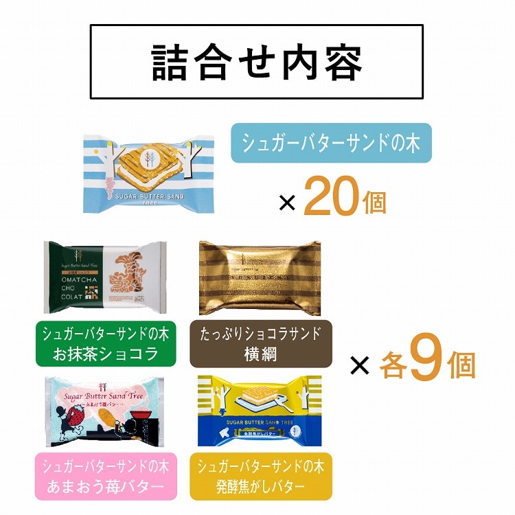 Sugar Butter Tree All-Star assortment contents