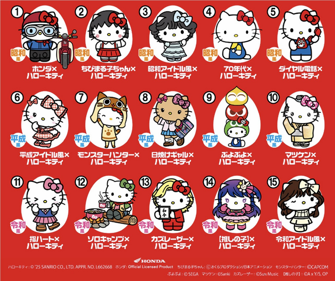 Furuta Choco Egg Hello Kitty Collaboration box and package