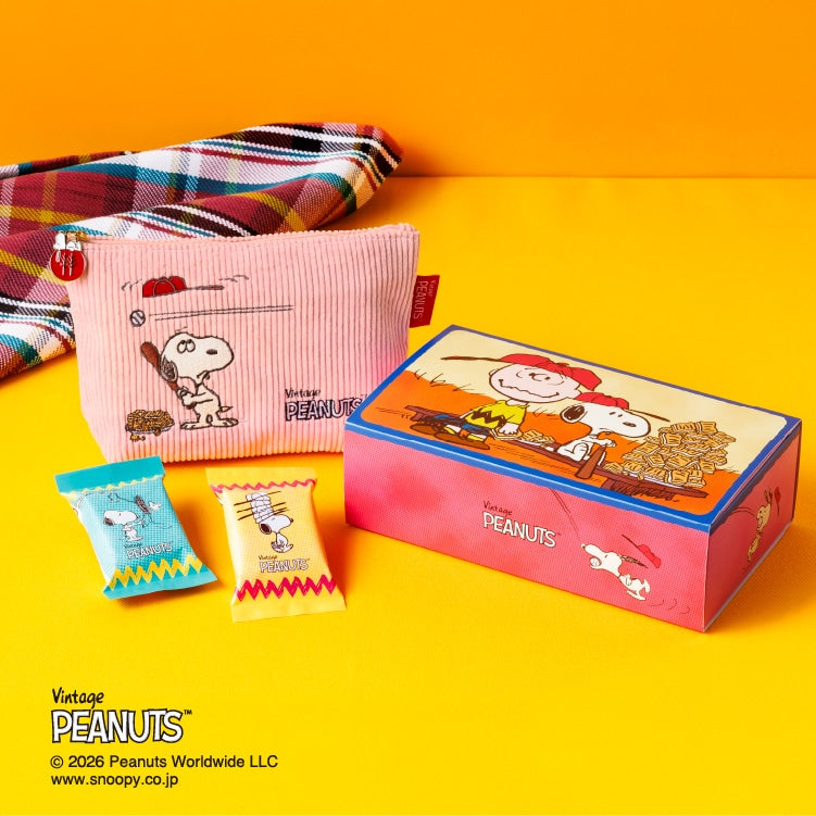 Snoopy Sugar Butter Tree cookie gift box and pouch