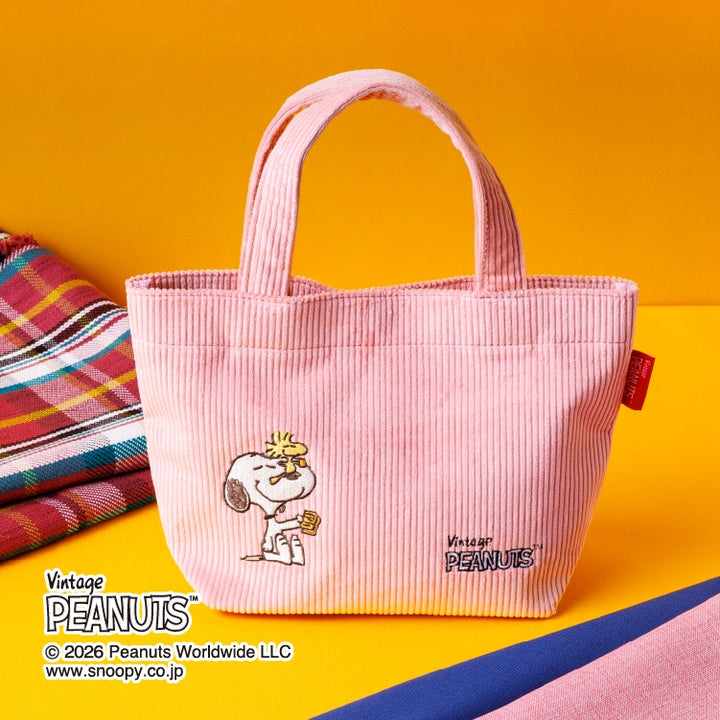 Snoopy Sugar Butter Tree pink cotton tote bag – view 2