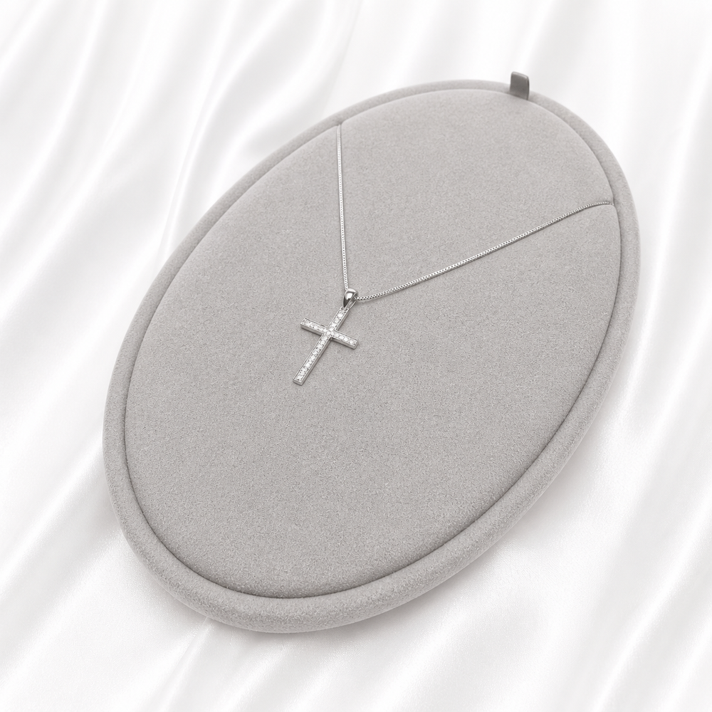 Dainty Cross Pendant Necklace Yui mart