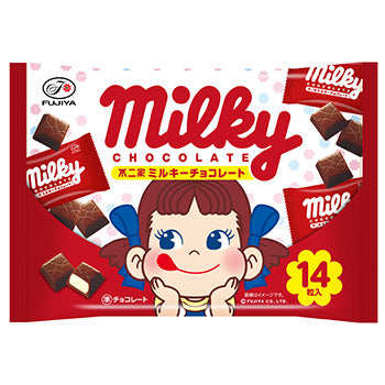 Fujiya Milky Chocolate Bag 14 pieces Japanese cream filled chocolate