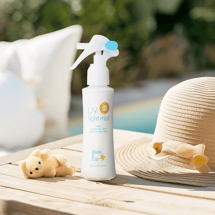 Mama & Kids Sunscreen SPF 25PA++ UV Light Mist, Hypoallergenic Skin Care, Additive-free, Fragrance-free 3.6 fl oz Yui mart
