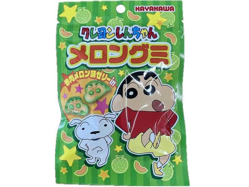Hayakawa Crayon Shin-chan Melon Gummy 35g package