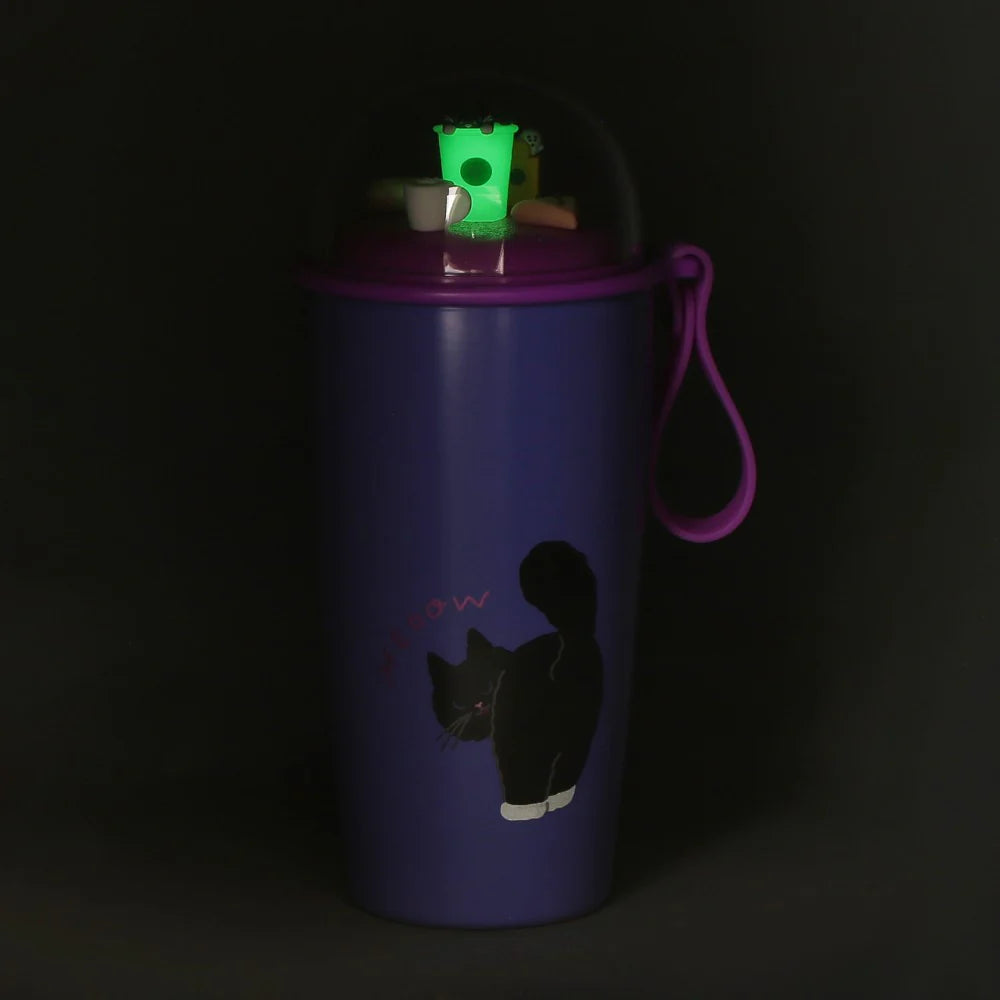 STARBUCKS Halloween 2025 Cat Cup-Shaped Stainless Steel Bottle 355ml