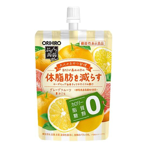 Orihiro 0kcal Grapefruit Flavor Konjac Jelly Drink 130g Yui mart