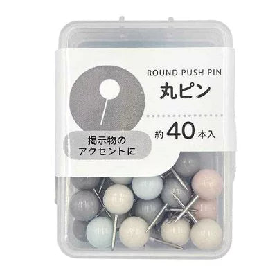 Round Head Pins 40pcs Yui mart