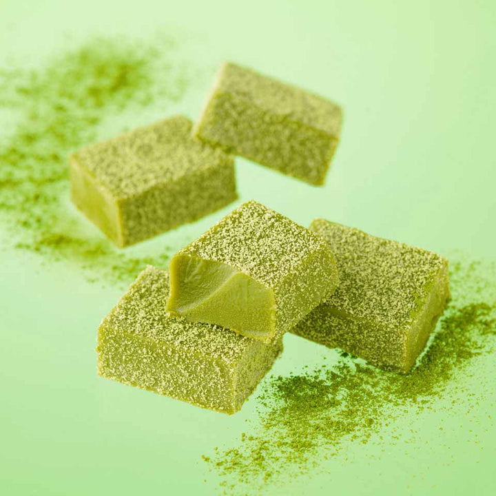 ROYCE Nama Chocolate Matcha pieces with smooth green tea chocolate texture