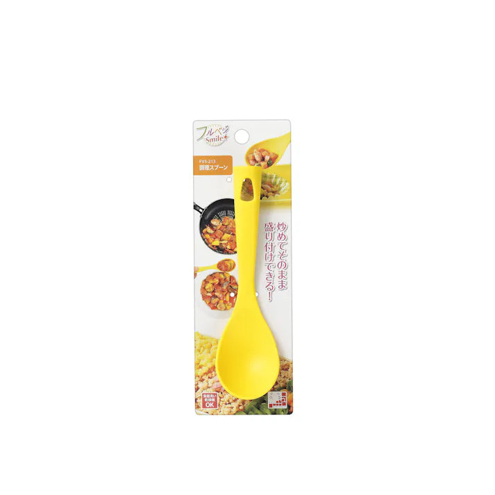 Shimomura Kogyo Full Veggie Smile Cooking Spoon