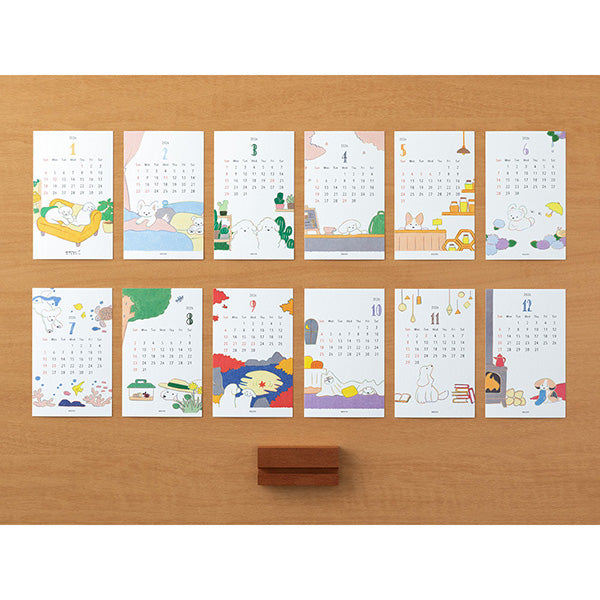 【pre-order】Desktop Dog Design,Standing Calendar 2026 Edition