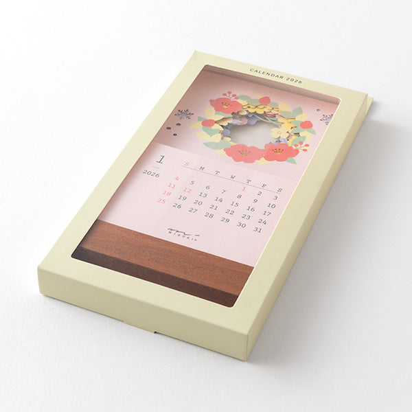 【pre-order】Seasonal Preview Calendar Desktop Flowers 2026 Edition