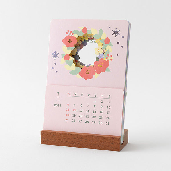 【pre-order】Seasonal Preview Calendar Desktop Flowers 2026 Edition