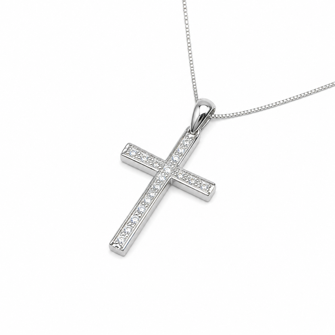 Dainty Cross Pendant Necklace Yui mart
