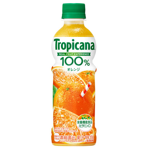 Kirin Tropicana 100% Orange Juice 330ml Japanese bottled juice PET bottle