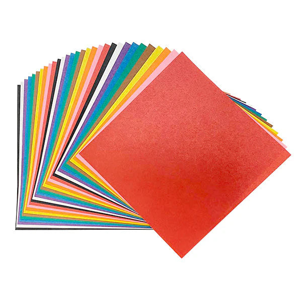 PAPEL ORIGAMI 30P (15X15CM) 10 COLORES Yui mart