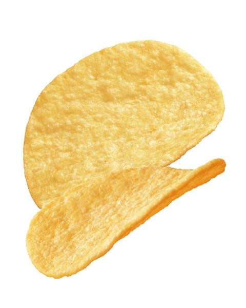 Bourbon Potelka Salt Flavor potato chip texture detail
