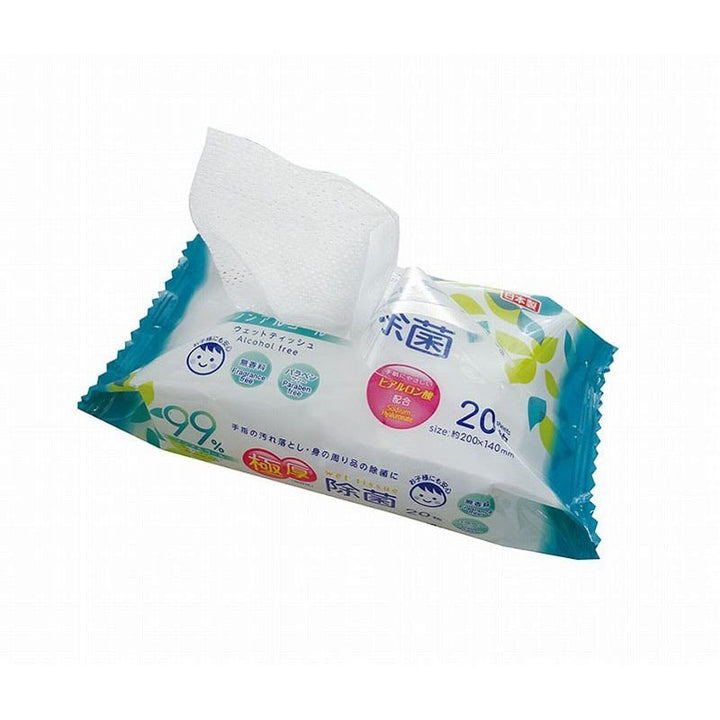 Extra Thick Alcohol-Free Disinfectant Wipes, 20 Count, 2 Packs