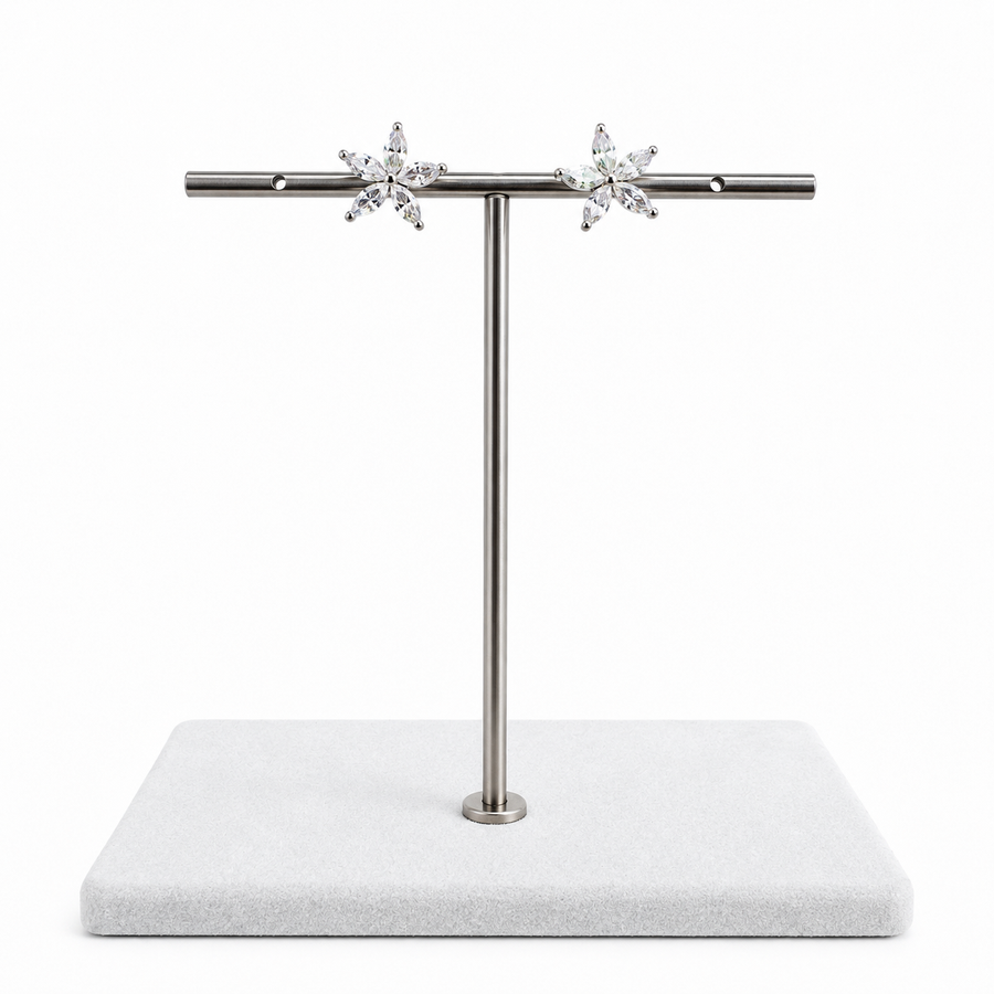 Celestial Bloom Stud Earrings Yui mart
