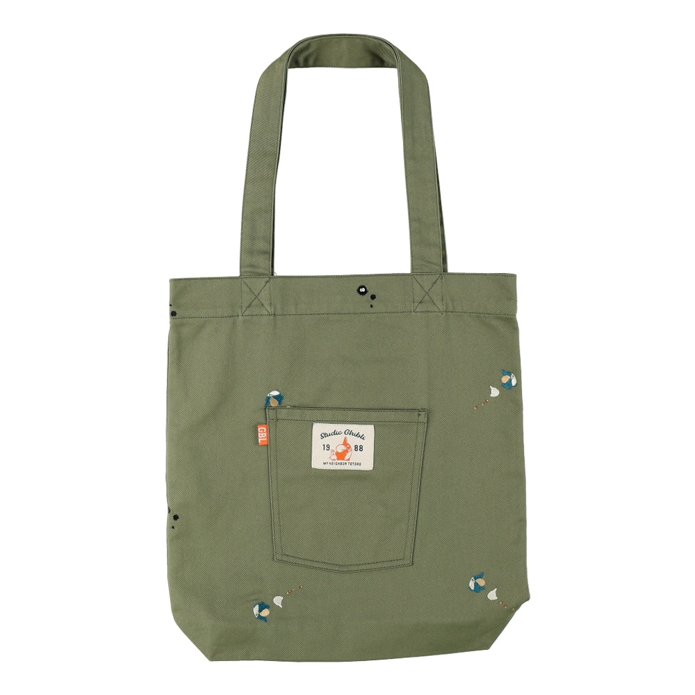 Studio Ghibli My Neighbor Totoro Embroidered Canvas Tote Bag GBL / Benelic