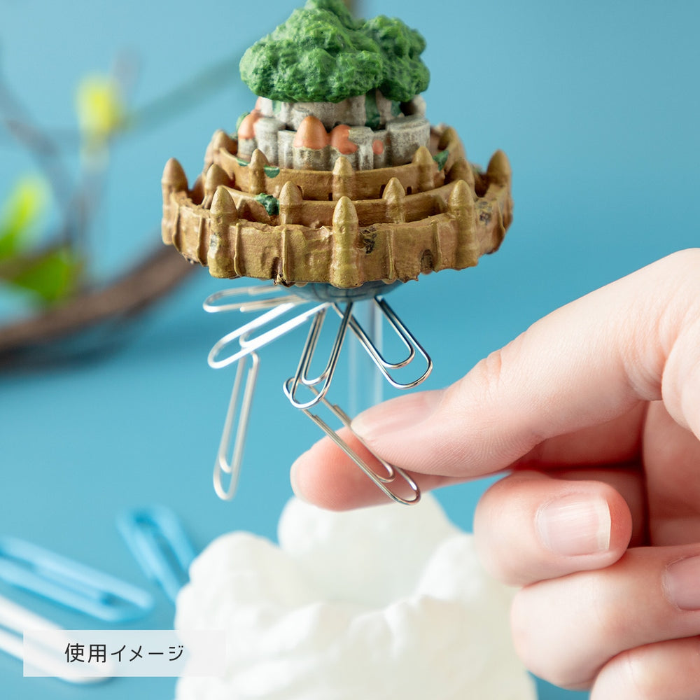 Studio Ghibli Castle in the Sky Laputa Flying Castle Magnetic Paper Clip Holder Studio Ghibli