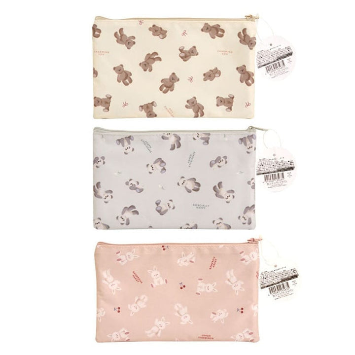 Fluffy W zipper case