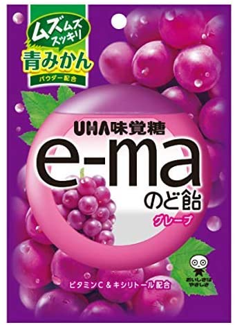 【UHA Mikakuto】 Ema Throat Candy Nakabukuro Grape Yui mart