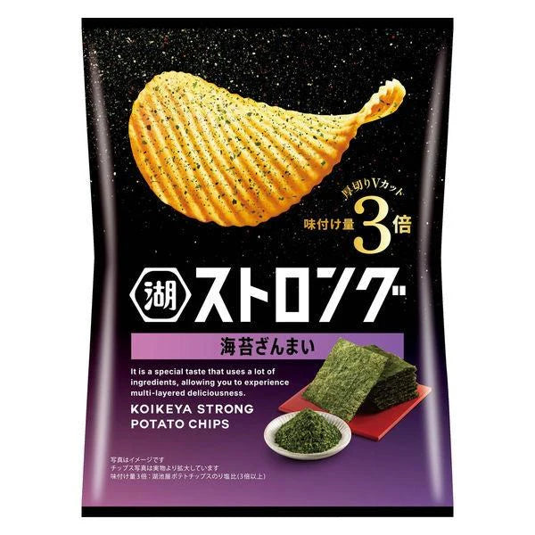 KOIKEYA  Strong Deluxe Seaweed Potato Chips 53g Yui mart