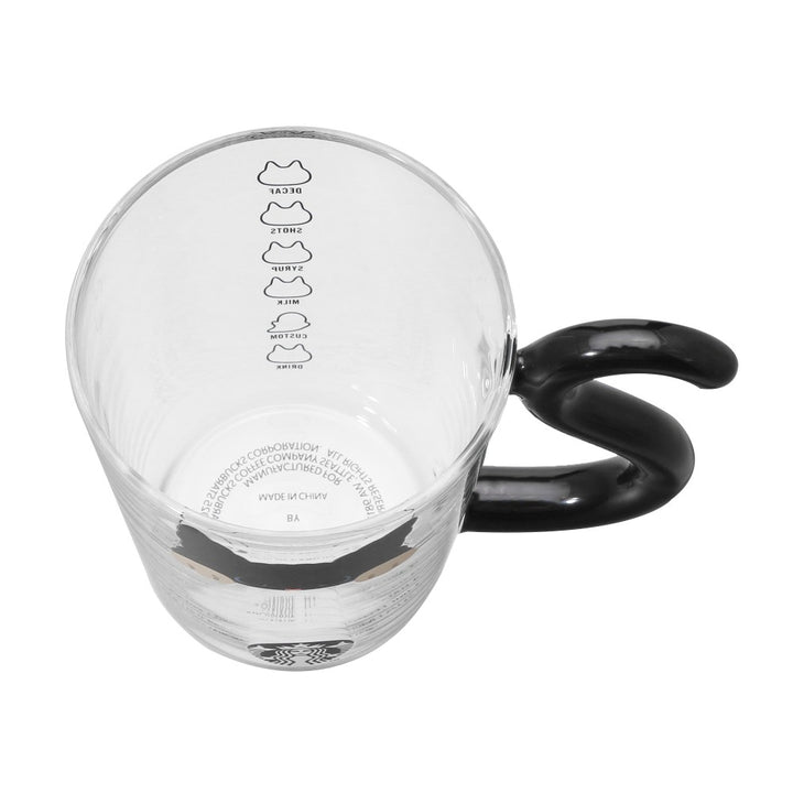 Starbucks Japan 2025 Halloween Heat-Resistant Cat Glass, 296ml