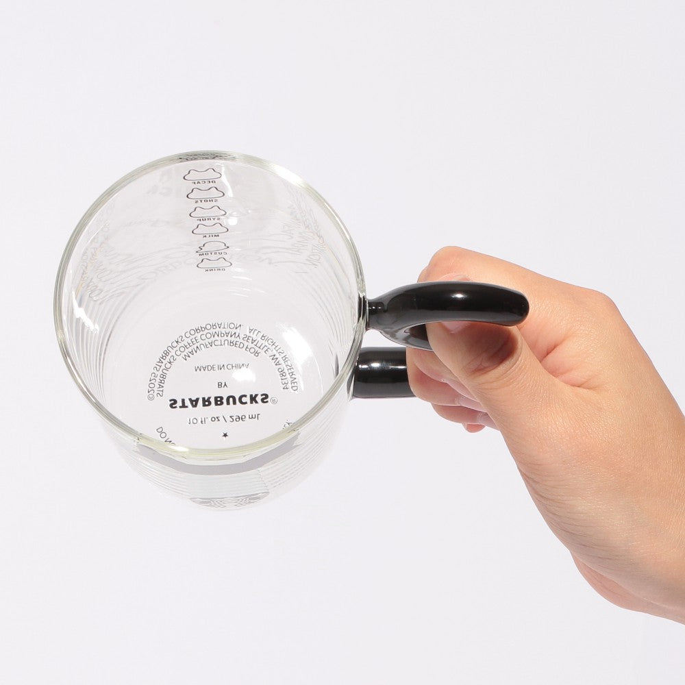 Starbucks Japan 2025 Halloween Heat-Resistant Cat Glass, 296ml