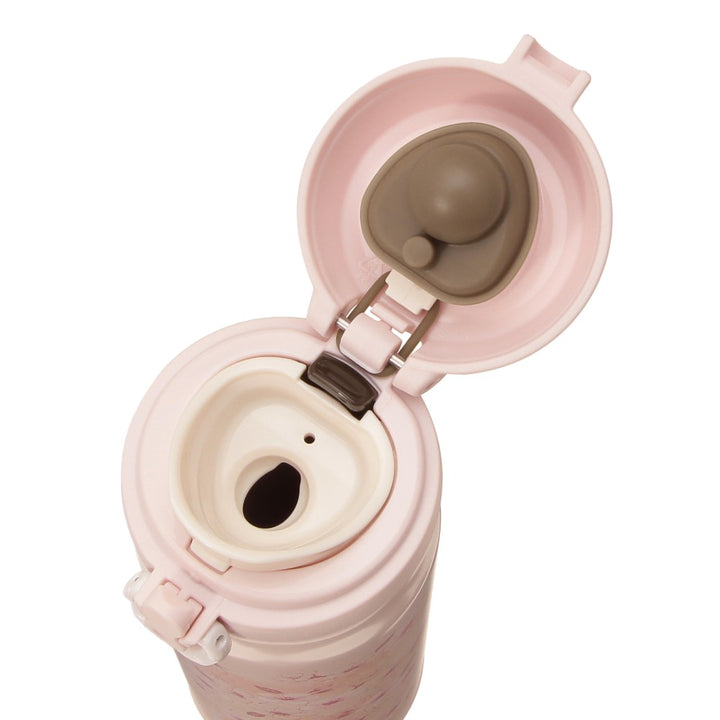 Starbucks Japan Sakura 2026 Portable stainless steel water bottle, pink/beige, 500ml Yui mart