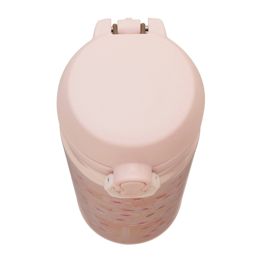 Starbucks Japan Sakura 2026 Portable stainless steel water bottle, pink/beige, 500ml Yui mart