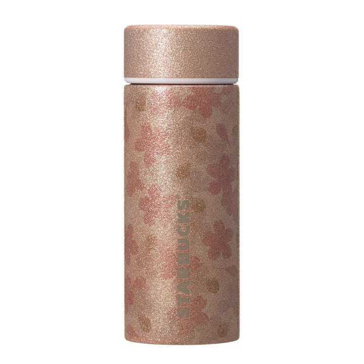 SAKURA2026 Stainless Steel Bottle Glitter Pink Beige 355ml Yui mart
