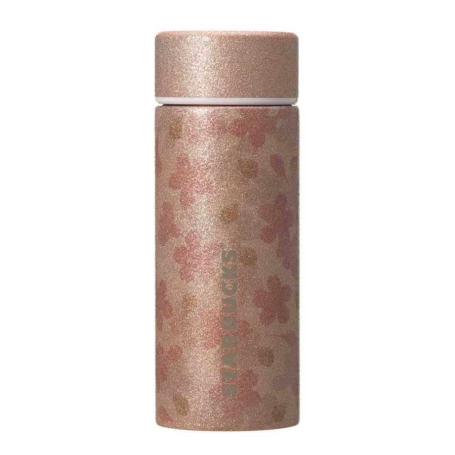 SAKURA2026 Stainless Steel Bottle Glitter Pink Beige 355ml Yui mart