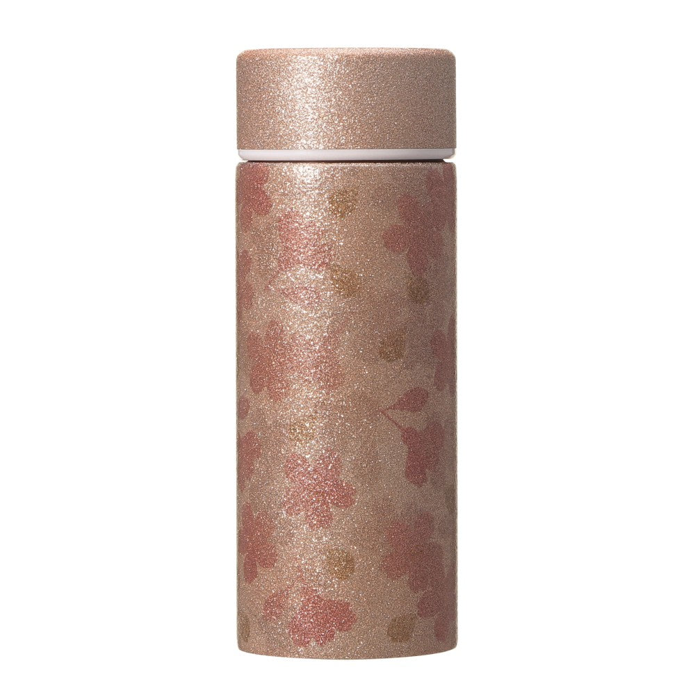 SAKURA2026 Stainless Steel Bottle Glitter Pink Beige 355ml Yui mart