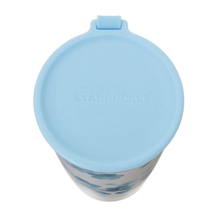 Starbucks Japan Sakura 2026 Stainless steel water bottle with strap, light blue, 355ml Yui mart