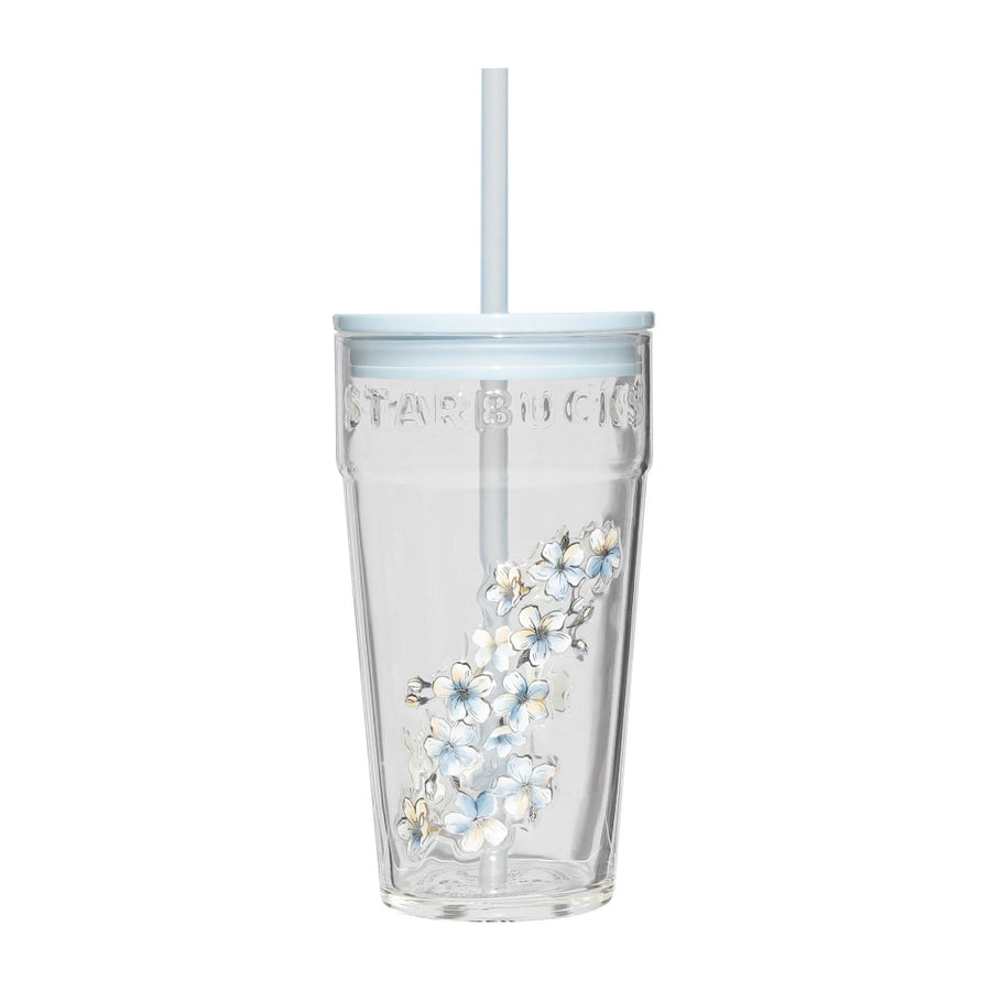 Starbucks Japan Sakura 2026 Light blue glass, 473 ml Yui mart