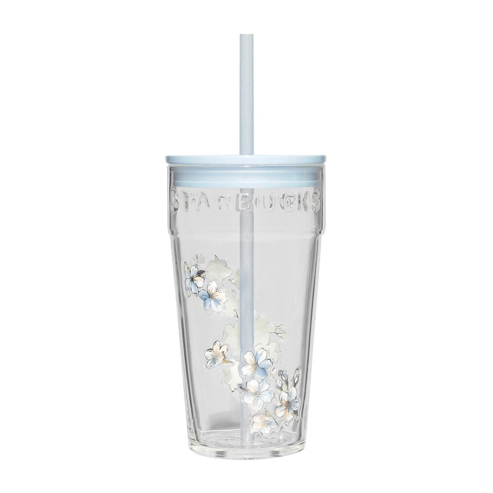 Starbucks Japan Sakura 2026 Light blue glass, 473 ml Yui mart