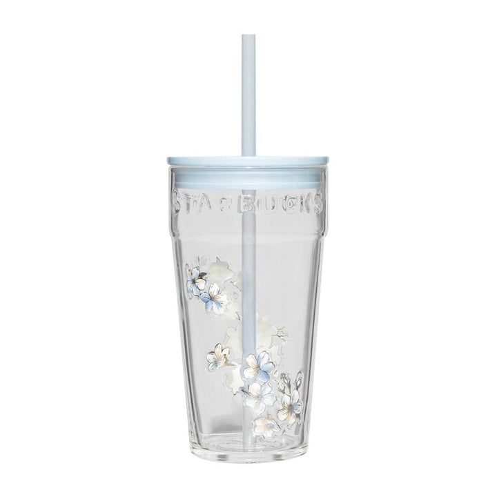 Starbucks Japan Sakura 2026 Light blue glass, 473 ml Yui mart
