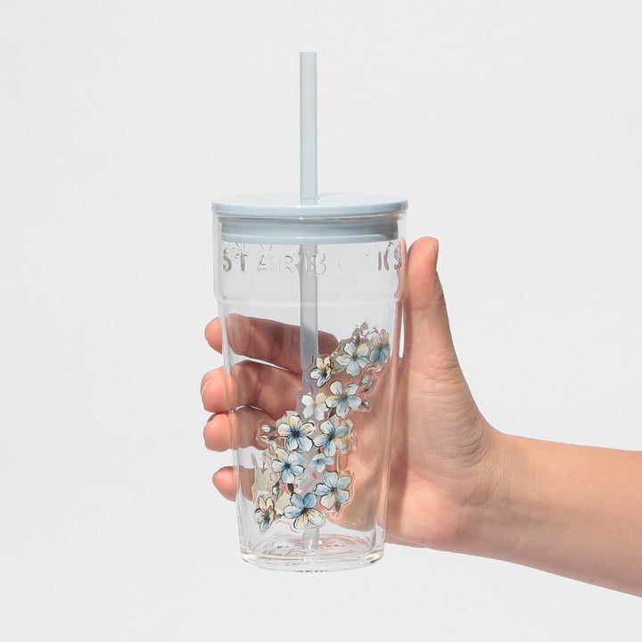 Starbucks Japan Sakura 2026 Light blue glass, 473 ml Yui mart