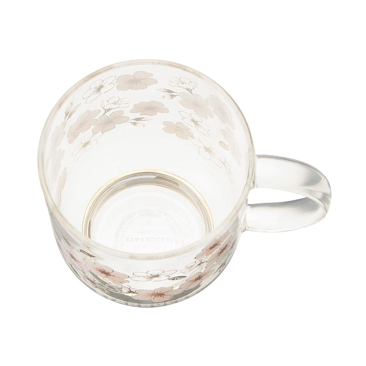 SAKURA2026 Heat-resistant Glass Cup, Gold, 355ml Yui mart