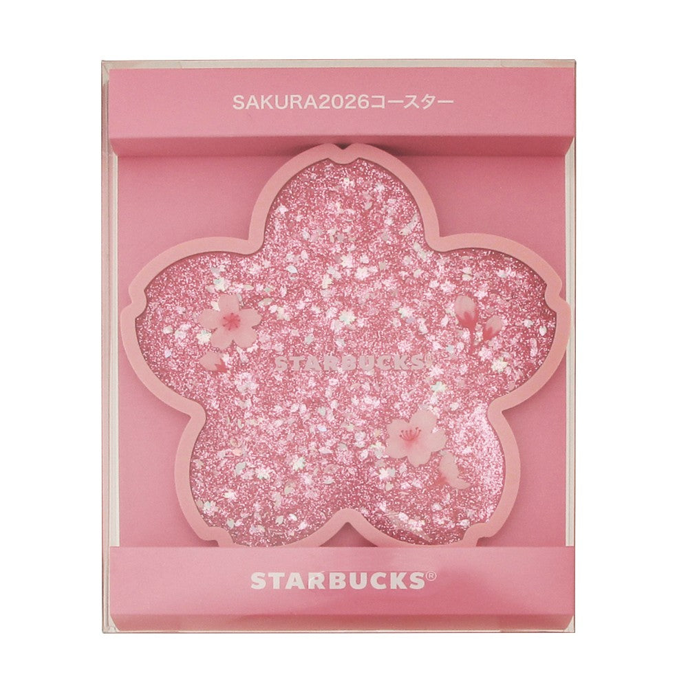 Starbucks Japan Sakura 2026 Coaster Shiny Pink Yui mart