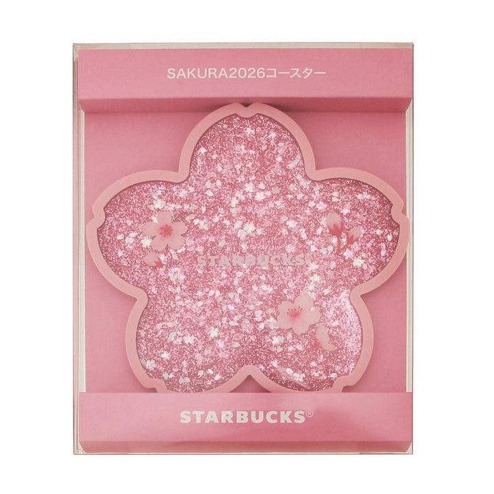 Starbucks Japan Sakura 2026 Coaster Shiny Pink Yui mart