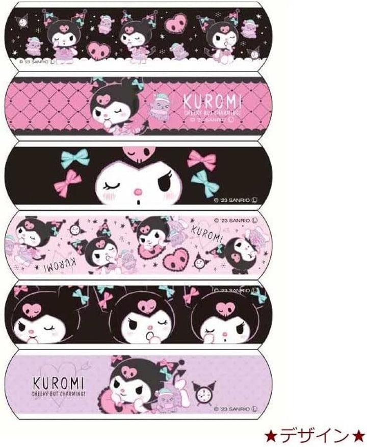 Nichiban Waterproof Band-Aid 16pcs,Kuromi