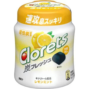 Clorets Charcoal Fresh Lemon Mint Bottle  112g
