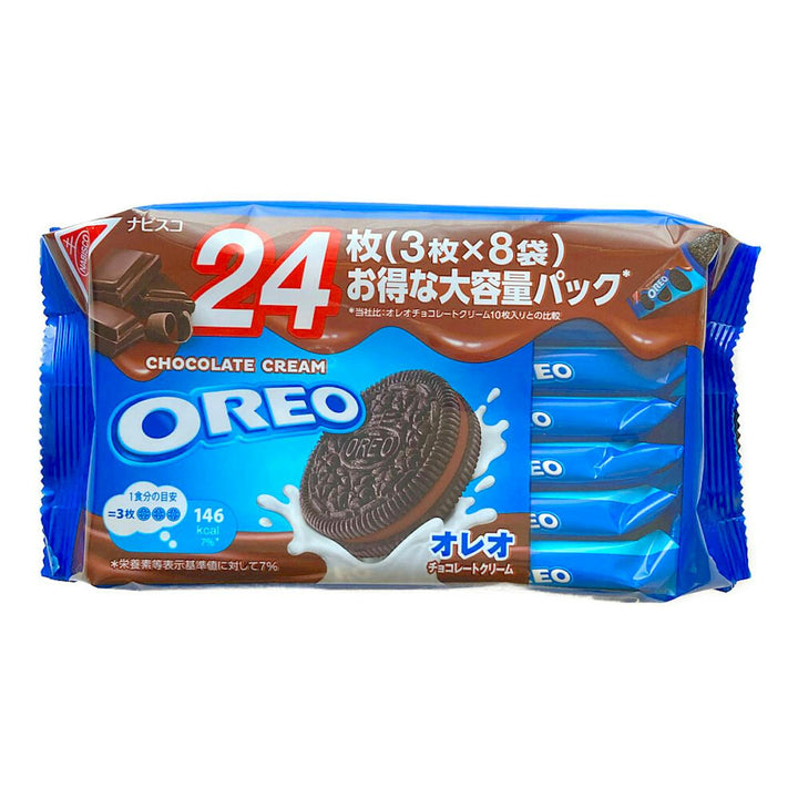 Oreo Chocolate Cream Family Pack 24 Cookies front package